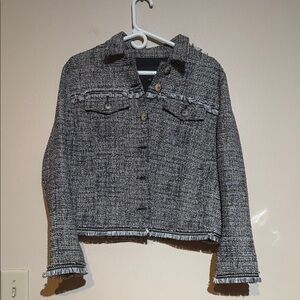Liverpool Textured Gray Jean Jacket